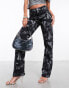 Фото #1 товара Calvin Klein Jeans low rise straight jeans in black wash