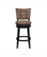 Фото #2 товара 45" Wood and Upholstered Kaede Furniture Bar Height Swivel Stool