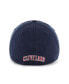 Фото #2 товара Men's Navy Cleveland Indians Cooperstown Collection Franchise Fitted Hat