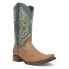 Фото #2 товара Dingo True Grit Embroidered Square Toe Cowboy Mens Brown Casual Boots DI141-230