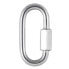 Фото #1 товара DIVE RITE Steel Inox Medium Fetter 5 cm 10 units carabiner