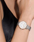 ფოტო #4 პროდუქტის Women's T-Bar Silver-Tone Stainless Steel Mesh Bracelet Watch 32mm