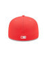 ფოტო #3 პროდუქტის Men's Red Chicago White Sox Lava Highlighter Logo 59FIFTY Fitted Hat