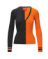 Фото #2 товара Women's Black, Orange Cincinnati Bengals Cargo Sweater