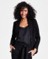 ფოტო #3 პროდუქტის Women's Notch-Collar Single Button Blazer, Created for Macy's