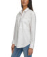 ფოტო #3 პროდუქტის Women's Button-Front Cotton Top