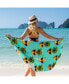 Velour Printed Beach Towel (Beach Themed Design Options), 30x60 in., Soft Cotton