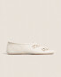 Sprig flat leather ballerinas - editions