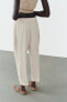 Flowing cropped trousers