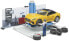 Фото #6 товара Игровой набор Bruder Авто-мастерская с со спортивным автомобилем и фигуркой,62-110