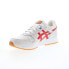 Фото #8 товара Asics Lyte Classic 1191A333-100 Mens Red Leather Lifestyle Sneakers Shoes