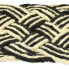 Fußmatte Kokos Knoten schwarz-weiß