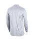 Фото #4 товара Рубашка Nike мужская белая Бруклин Нетс 2022/23 городская версия предматчевый разминка длинный рукавный футбольный майка
