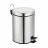 Waste bin with pedal Confortime Silver 5 L (6 Units)