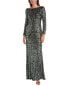 Фото #1 товара Rene Ruiz Sequined Gown Women's