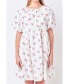 Women's Floral Cotton Embroidered Dress