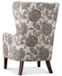 Фото #4 товара Madison Park Arianna Fabric Swoop Wing Chair