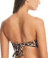 ფოტო #2 პროდუქტის Women's Cheetah Ring Bandeau Bikini Top, Created for Macy's