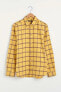 Фото #2 товара Erkek Sarı Ekoseli Gömlek XSIDE Koleksiyonu