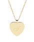 ფოტო #8 პროდუქტის Isabel Initial Heart Gold-Plated Pendant Necklace