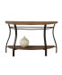 Фото #8 товара Steve Silver Denise 48" Demilune Wood and Metal Sofa Table