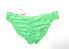 Luli Fama Costa Buena Full Ruched Back Bikini Bottom Green Swimwear Size S M