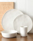 Hekonda Stoneware 16 Pc. Dinnerware Set, Service for 4 White Speckled, 16 Piece - фото #11