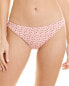 Something Navy Buttercup Low-Rise Bikini Bottom Women's Pink Xxs