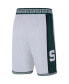 Фото #2 товара Men's White Michigan State Spartans Limited Retro Basketball Shorts