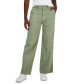 Women's Seam-Front Straight-Leg Twill Pants, Created for Macy's