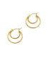 ფოტო #1 პროდუქტის Crescent Midi Hoops Earrings