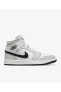 Фото #2 товара Air Jordan 1 Mid "light Smoke Grey" (w) Kadın Spor Ayakkabı