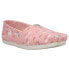 Фото #2 товара TOMS Alpargata Graphic Slip On Womens Pink Flats Casual 10016087T