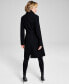 Фото #2 товара Women's Petite Belted Wrap Coat, Created for Macy's
