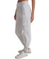 ფოტო #2 პროდუქტის Women's Studded-Logo Cargo Jogger Pants