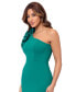 ფოტო #4 პროდუქტის Women's Embellished One-Shoulder Scuba Gown