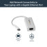 Фото #8 товара StarTech.com USB-C to Gigabit Network Adapter - White, Wired, USB Type-C, Ethernet, 5000 Mbit/s, White