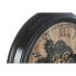 Настенное часы Home ESPRIT Чёрный Позолоченный Натуральный Стеклянный Железо Vintage 67 x 9 x 67 cm