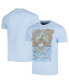 Фото #1 товара Men's Light Blue The Zombies Bridge Distressed Graphic T-shirt