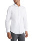 Фото #3 товара Men's Slim Fit Supima Stretch Long Sleeve Button-Front Shirt