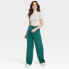 Фото #2 товара Women's High-Rise Relaxed Fit Full Length Baggy Wide Leg Trousers - A New Day