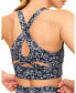 ფოტო #4 პროდუქტის Women's Lotus Medium Support Lotus Sports Bra