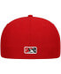 Фото #3 товара Men's Red Richmond Flying Squirrels Authentic Collection Road 59FIFTY Fitted Hat