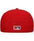 Фото #5 товара Men's Red Richmond Flying Squirrels Authentic Collection Road 59FIFTY Fitted Hat