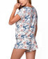 ფოტო #2 პროდუქტის Women's 2-Pc. Light Weight Relaxed Short and Top Pajama Set