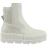 Фото #1 товара Puma Fenty By Rihanna Chelsea Combat Booties Womens White Casual Boots 366266-02