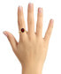 Фото #2 товара Кольцо Macy's Garnet and Diamond