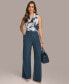 Фото #6 товара Women's Pleated Wide-Leg Pants