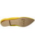 Фото #4 товара French Sole Claudia Suede Flat Women's Yellow 6