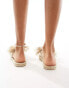 Фото #8 товара ASOS DESIGN Jem bow espadrille mule sandals in natural